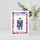 Op mijn knieën Inspirerend Post Kaart (Staand voorkant)