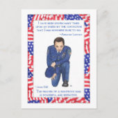 Op mijn knieën Inspirerend Post Kaart (Voorkant)