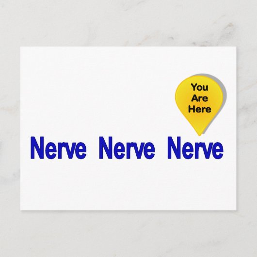 Op mijn laatste Nerve Briefkaart (Voorkant)