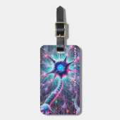 "Op mijn laatste zenuw" Grappige wetenschap Bagagelabel (Voorkant verticaal)