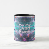 "Op mijn laatste zenuw" Humoristische wetenschap B Mok (Midden)