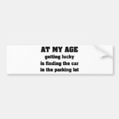 Op mijn leeftijd bumpersticker (Voorkant)