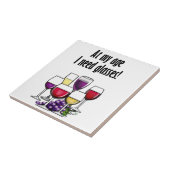 Op mijn leeftijd heb ik bril nodig. tegeltje (Zijkant)