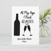 Op mijn leeftijd heb ik bril, zondag en speciale c (Staand voorkant)