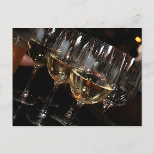 Op mijn leeftijd heb ik een wijnbril nodig briefkaart (Voorkant)