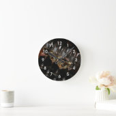 Op mijn leeftijd heb ik een wijnbril nodig ronde klok (Huis)