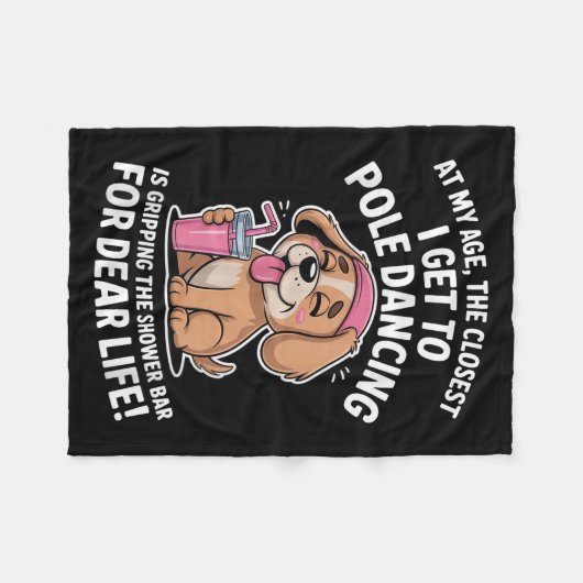 Op mijn leeftijd is het dichtst bij Le Dancing Gri Fleece Deken (Voorkant (Horizontaal))