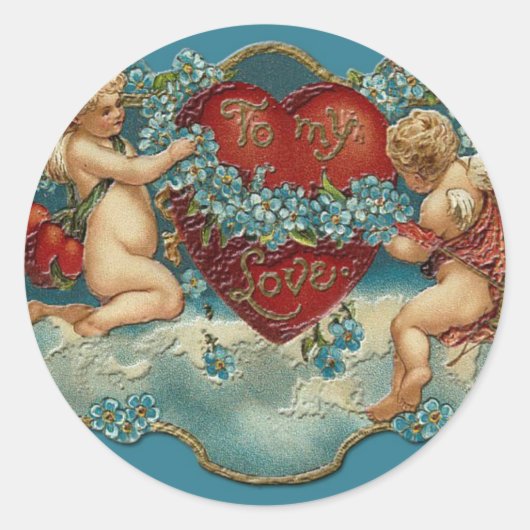 Op mijn lieve Sticker (Voorkant)