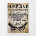 Op mijn man | Birthday Gift aan Husband | Drieluik Aankondiging<br><div class="desc">It's a personalized perfect gift for him, your dad, your husband, your boyfriend. It's ideal gifts for all seasons. These products are great for a picnic at the park, snuggling, relaxing on the sofa, wall decoration for home or as a stylish bedspread. Festival gift; Holiday gift St, Mother's Day, Father's...</div>