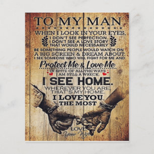 Op mijn man Birthday Gift aan Husband Flyer