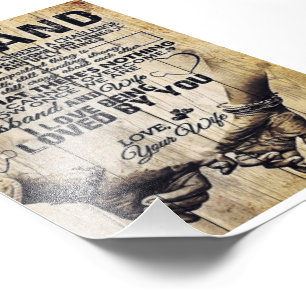 Op mijn man   Birthday Gift aan Husband   Foto Afdruk