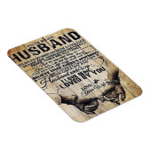 Op mijn man | Birthday Gift aan Husband | Magneet (Rechterzijde)