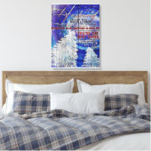 Op mijn man | Cute Gift for Dad Canvas Afdruk (Insitu (Slaapkamer))