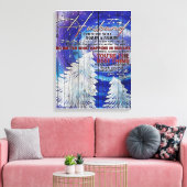 Op mijn man | Cute Gift for Dad Canvas Afdruk (Insitu (Woonkamer))