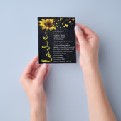 Op mijn man | Funny Quottes to Husband Gift Flyer (Hand)