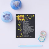 Op mijn man | Funny Quottes to Husband Gift Flyer (Enkel)