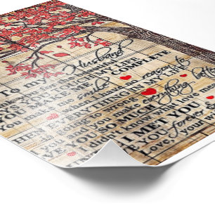 Op mijn man   Funny Quottes to Husband Gift Foto Afdruk