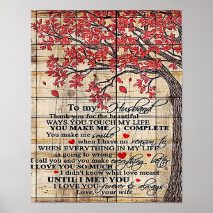 Op mijn man   Funny Quottes to Husband Gift Poster