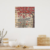 Op mijn man | Funny Quottes to Husband Gift Poster (Keuken)