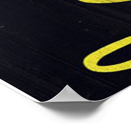 Op mijn man | Funny Quottes to Husband Gift Poster (Hoek)