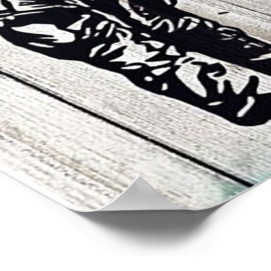 Op mijn man | Gezinsdecoratie | Voor mijn familie Poster (Hoek)