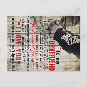 Op mijn Man Gift, persoonlijke cadeau aan mijn man Aankondigingskaart