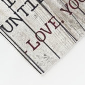 Op mijn Man Gift, persoonlijke cadeau aan mijn man Fleece Deken (Hoek)