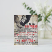 Op mijn Man Gift, persoonlijke cadeau aan mijn man Kaart (Staand voorkant)