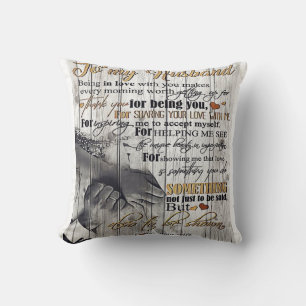 Op mijn man   House Decoration Gift Kussen