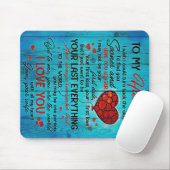 Op mijn man | House Decoration Gift Muismat (Met muis)