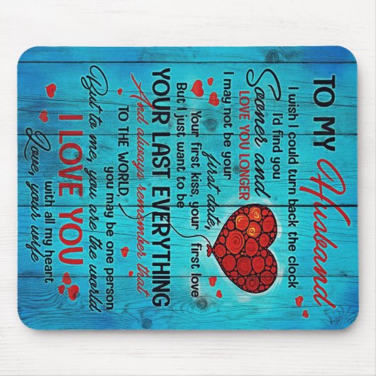 Op mijn man | House Decoration Gift Muismat (Voorkant)