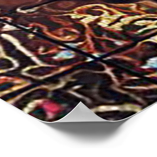 Op mijn man | House Decoration Gift Poster (Hoek)