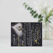 Op mijn man | Liefde citaten voor de echtgenoot | Aankondigingskaart (Staand voorkant)