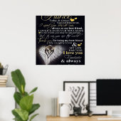 Op mijn man | Liefde citaten voor de echtgenoot | Poster (Thuiskantoor)