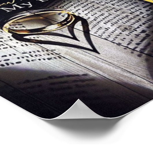 Op mijn man | Liefde citaten voor de echtgenoot | Poster (Hoek)