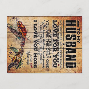 Op mijn man   Offertes over de liefdessituatie van Aankondigingskaart