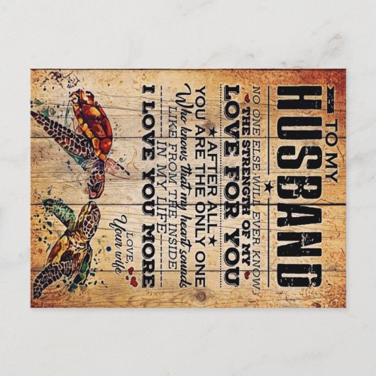 Op mijn man | Offertes over de liefdessituatie van Aankondigingskaart (Voorkant)