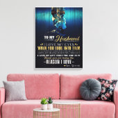 Op mijn man | Offertes over de liefdessituatie van Canvas Afdruk (Insitu (Woonkamer))