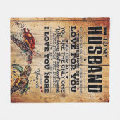 Op mijn man | Offertes over de liefdessituatie van Fleece Deken (Voorkant (Horizontaal))