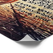 Op mijn man ontwerp | Brief aan echtgenoot Poster (Hoek)