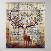 Op mijn man | Perfect cadeau voor de man Poster (Voorkant)