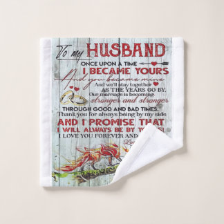 Op mijn man | Perfect cadeau voor de man Washandje