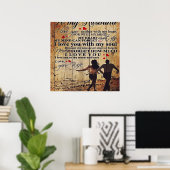 Op mijn man | Poster verliezen (Thuiskantoor)