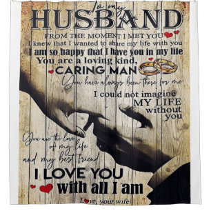 Op mijn man Trendy Gift voor je man Douchegordijn