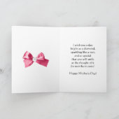 Op mijn momen, een Moederdag kaart (Binnen)