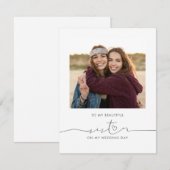 Op mijn mooie zuster op mijn huwelijksdag (Voorkant / Achterkant)