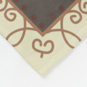 Op mijn nicht hou ik van je naar de maan en terug  fleece deken (Hoek)