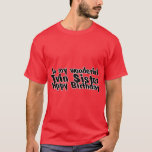 Op mijn prachtige Twin Sister Happy Birthday T-shirt<br><div class="desc">Op mijn prachtige Twin Sister Happy Birthday Bright en kleurrijk - klassiek,  twein,  delicaat,  gelukkig,  prachtig,  zuster,  verjaardag,  bloem,  elegant,  vrouwelijk,  bloem,  kaart,  rosesdelicaat</div>