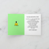 Op mijn Son Suit en Stropdas African American Birt Kaart (Binnen)