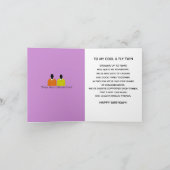 Op mijn tweelingbroer ben je de Afrikaanse sterkst Kaart (Binnen)